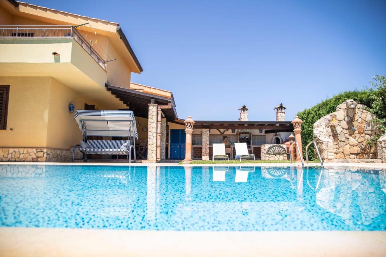 Dimora Fanale, Villa Esclusiva Con Piscina Privata - Fanale Rentals Altavilla Milicia Exterior foto